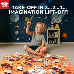 TOY Life durable kid-safe materials ensure sturdy, safe play for curious astronauts.