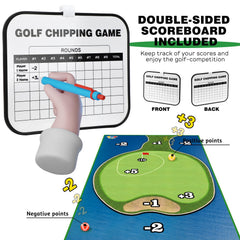 TOY Life Golf Chipping Mat included hitting mat supports longer practice sessions.