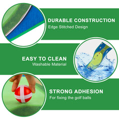 TOY Life Golf Chipping Mat outdoor backyard use for sunny family competitions.