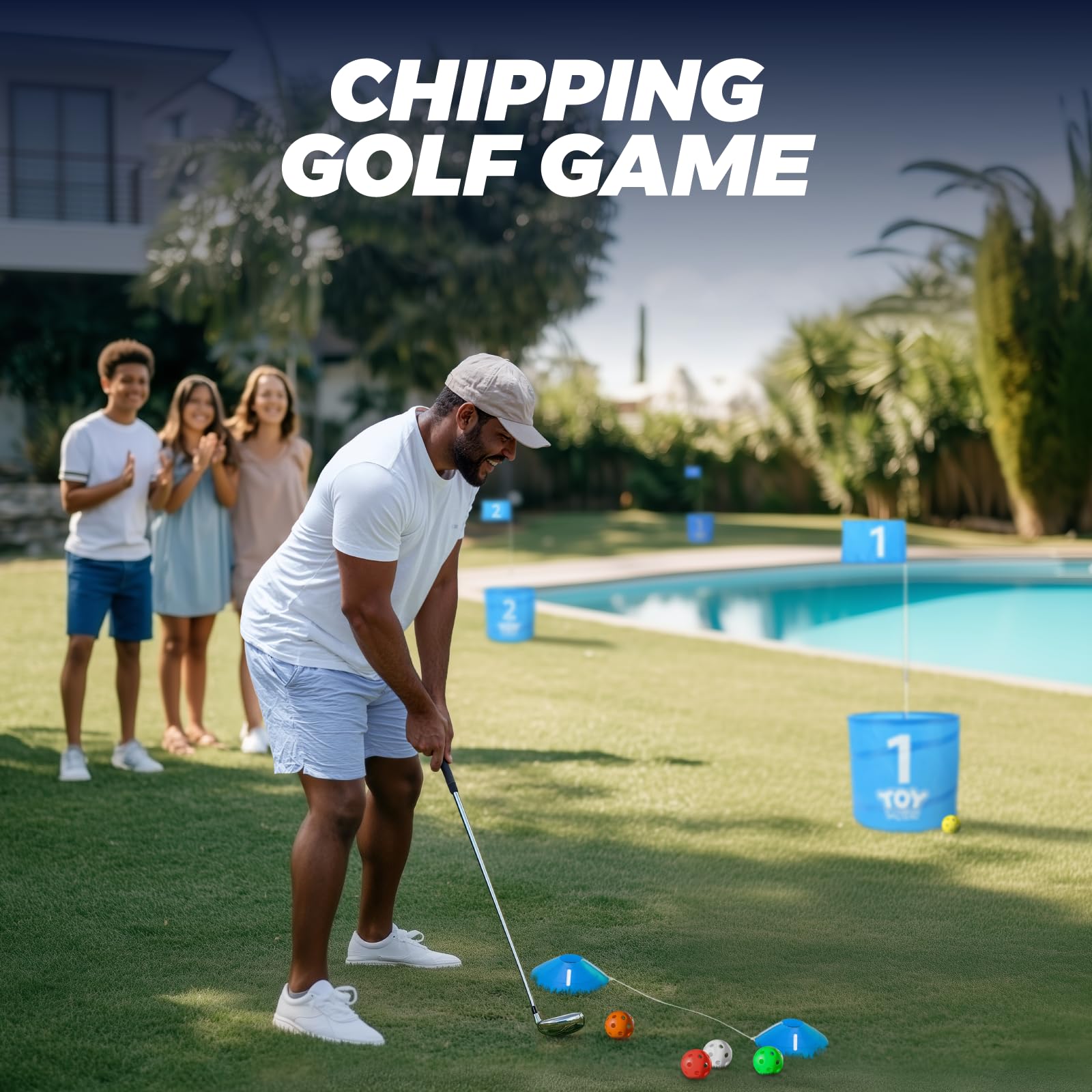TOY Life Golf Game durable holes and balls for long-lasting family fun.