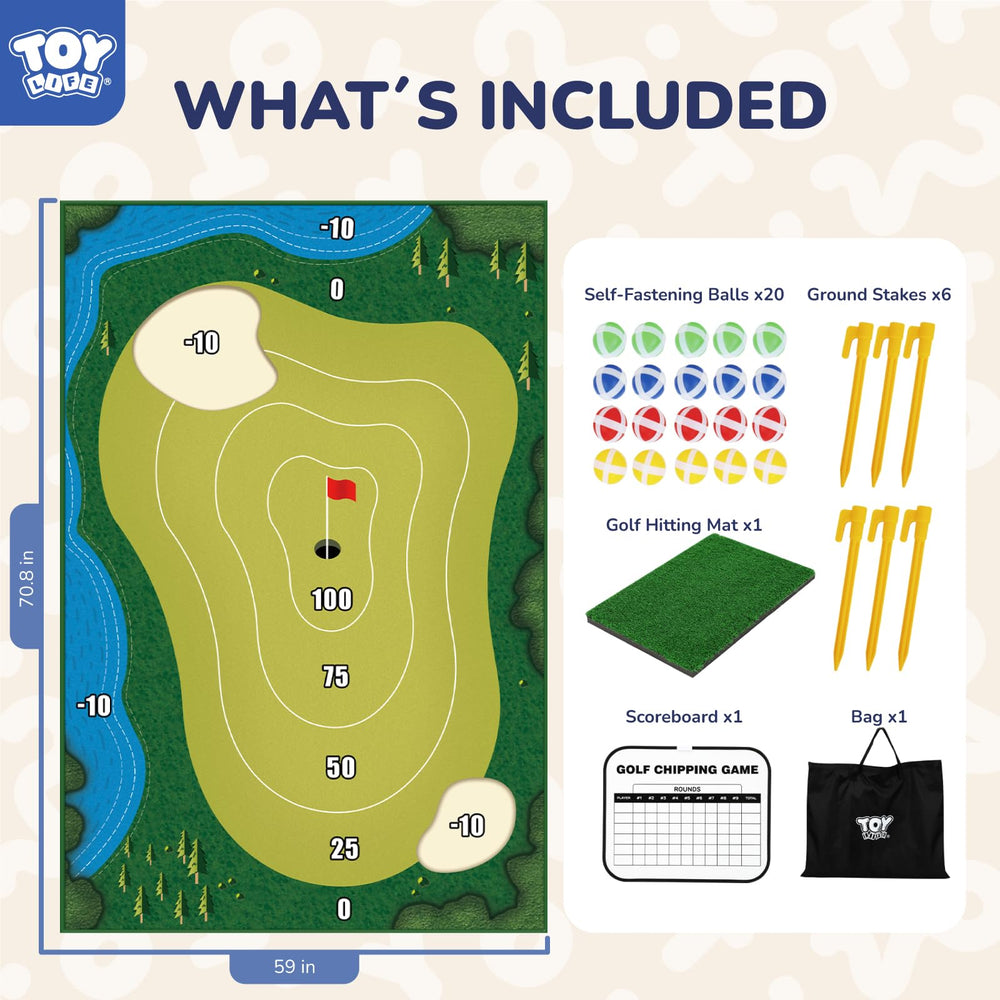 TOY Life ground stakes secure the mat for stable outdoor play