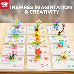 TOY Life heart-warming gift cards packaged with blocks brighten party exchanges.