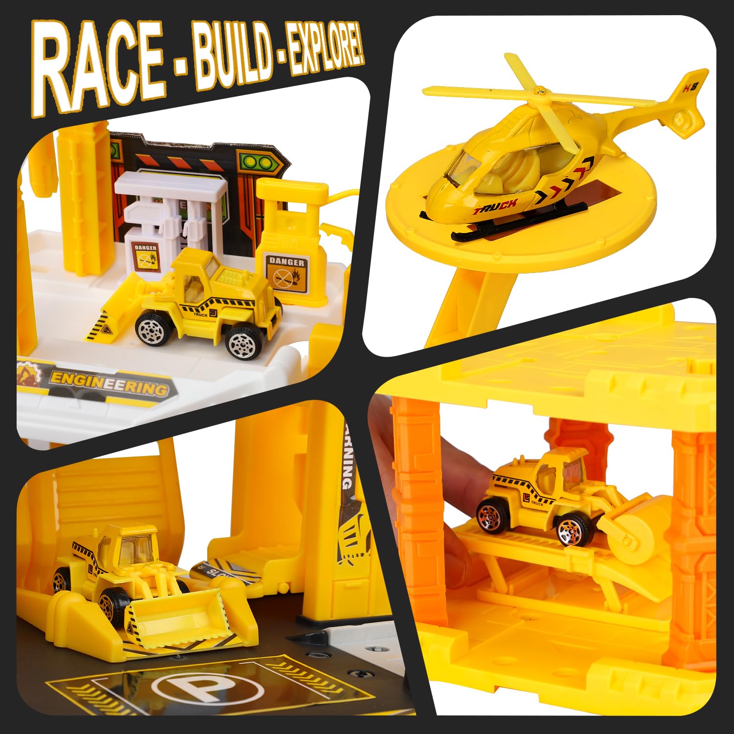 TOY Life helicopter pad for aerial rescue play and stories