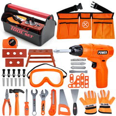 TOY Life kids tool belt closeup showing durable pretend play storage