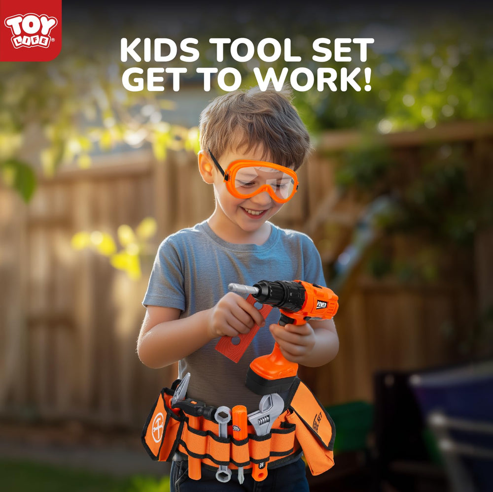 TOY Life tool belt storage pockets for organized pretend projects
