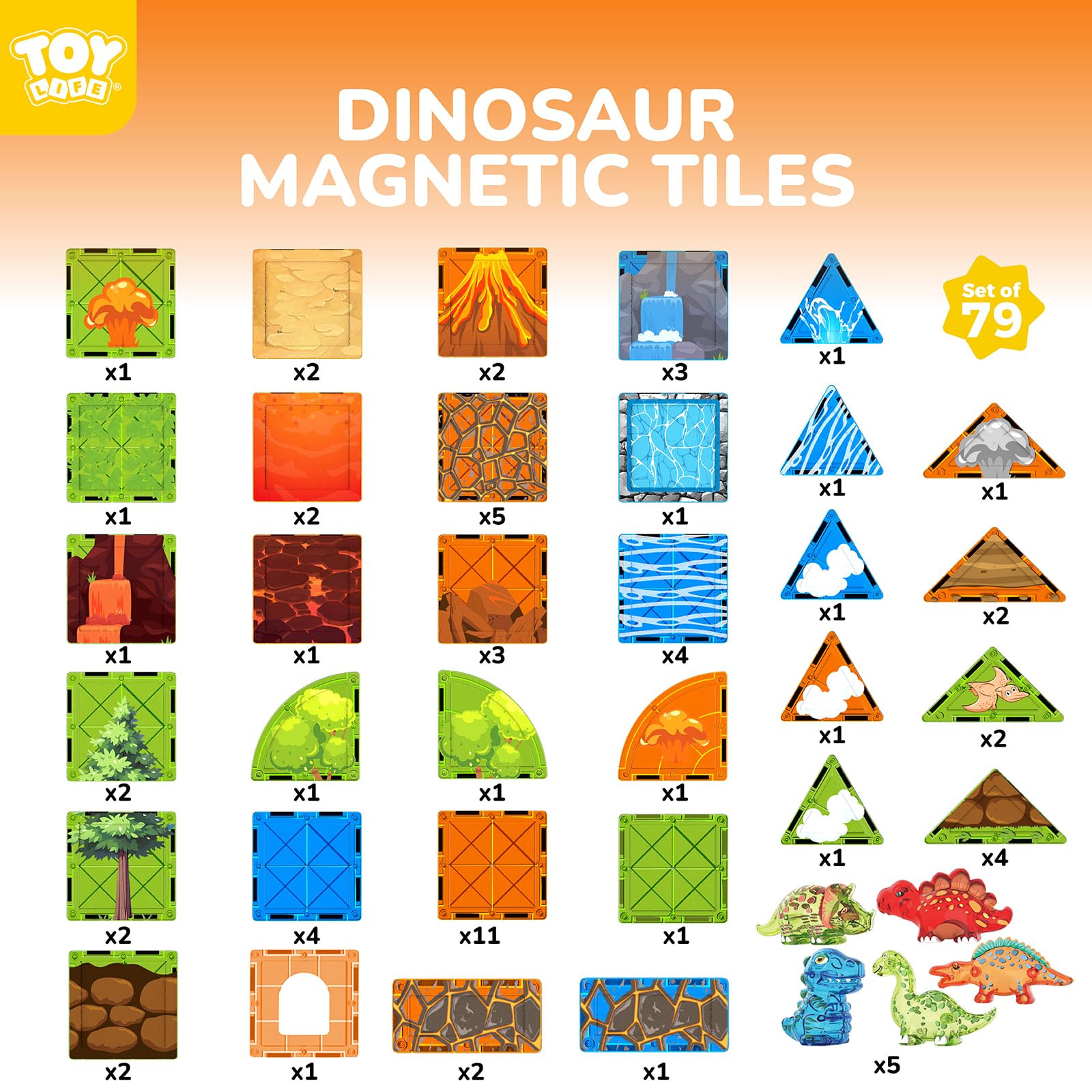 TOY Life lava flow tile adds dramatic lava detail for volcanic world play