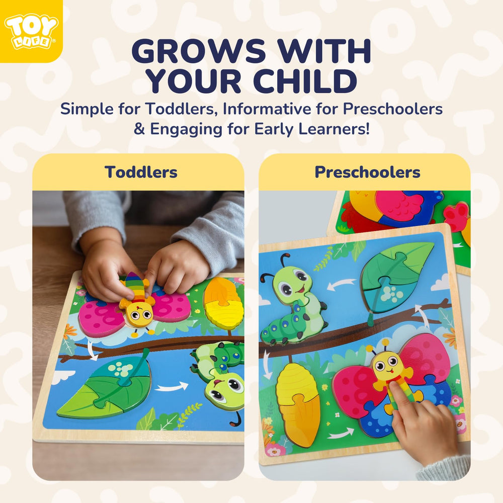 TOY Life Life Cycle Puzzle chicken image invites sequencing through hatch stage.