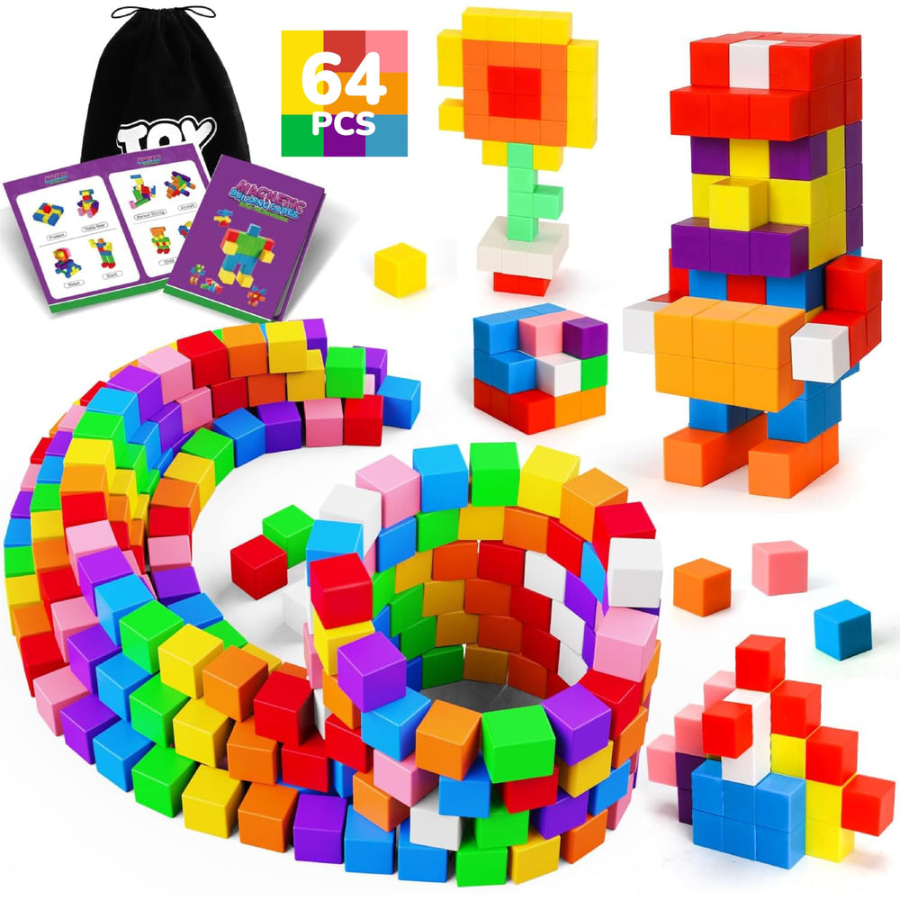 TOY Life magnet blocks suitable for toddlers and early learners to explore magnets