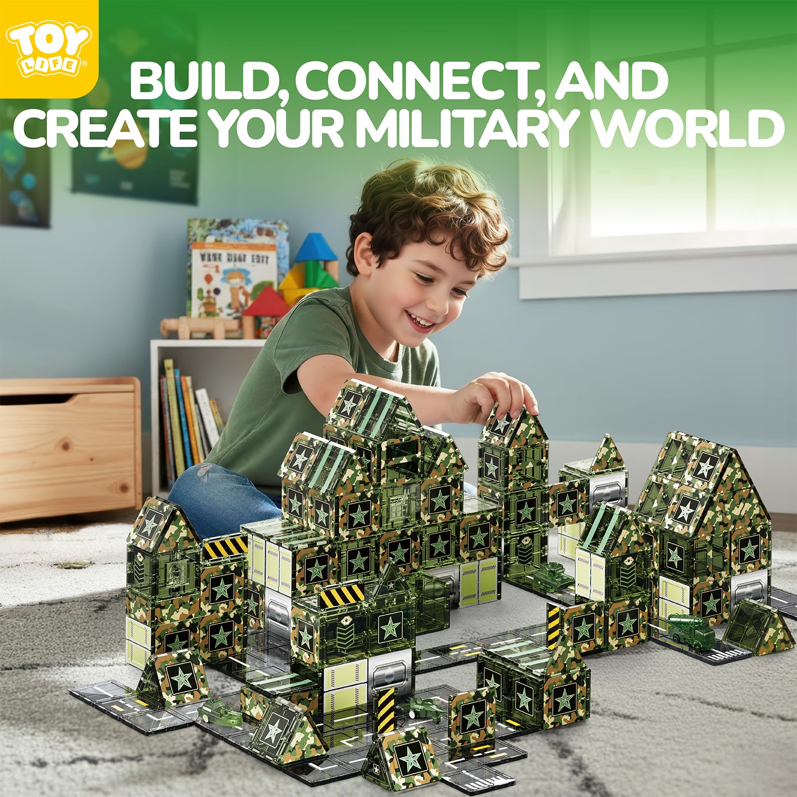 TOY Life military vehicle figures enhance realistic strategy scenes and storytelling