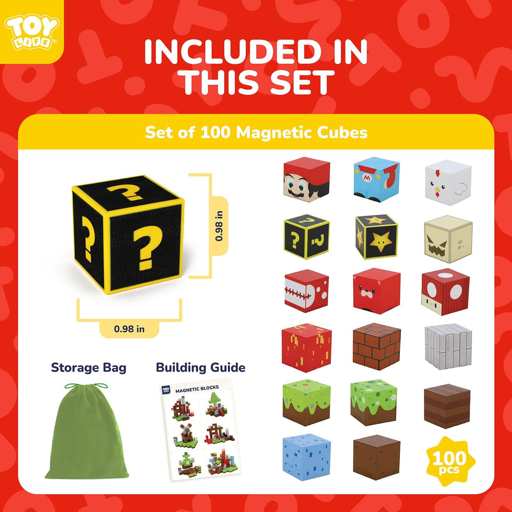 TOY Life magnetic blocks dinosaur adventure scene encourages exploration and spatial reasoning.