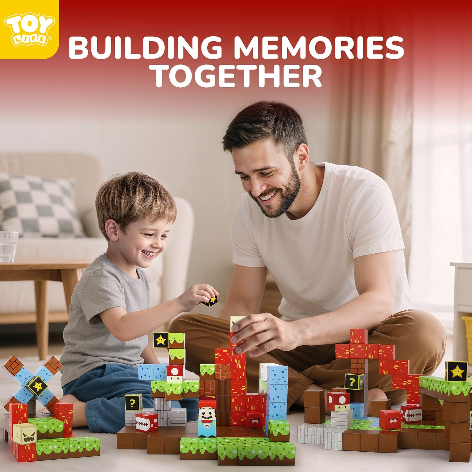 TOY Life magnetic blocks expandable set invites mix-and-match creativity.