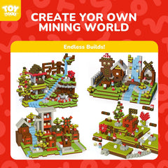 TOY Life magnetic blocks safe-rounded edges protect little hands during play.
