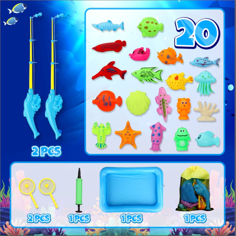 TOY Life magnetic fish collection enhances color recognition and counting