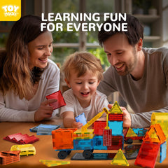 TOY Life Magnetic Tiles – Family bonding through cooperative building and shared storytelling.