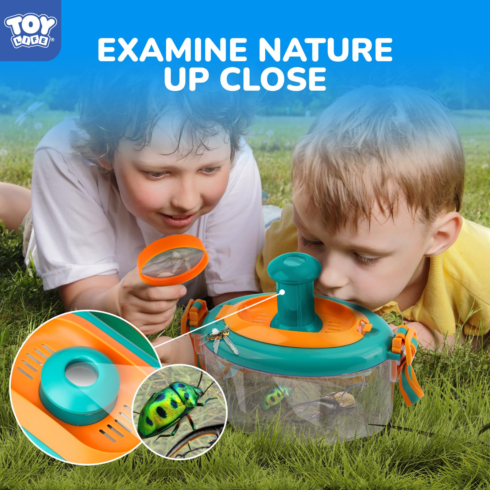 TOY Life magnifying glass for detailed bug inspection