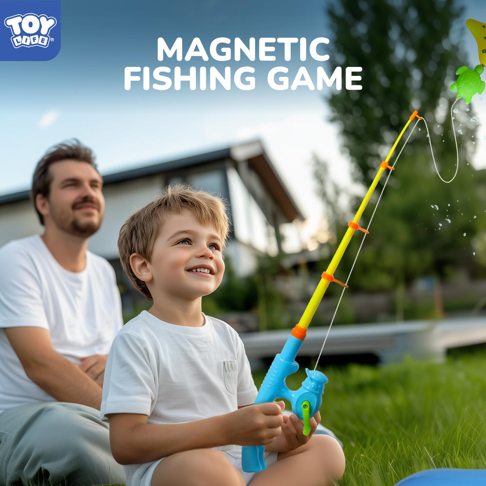 TOY Life multi-player fishing play encourages sharing and friendly competition.