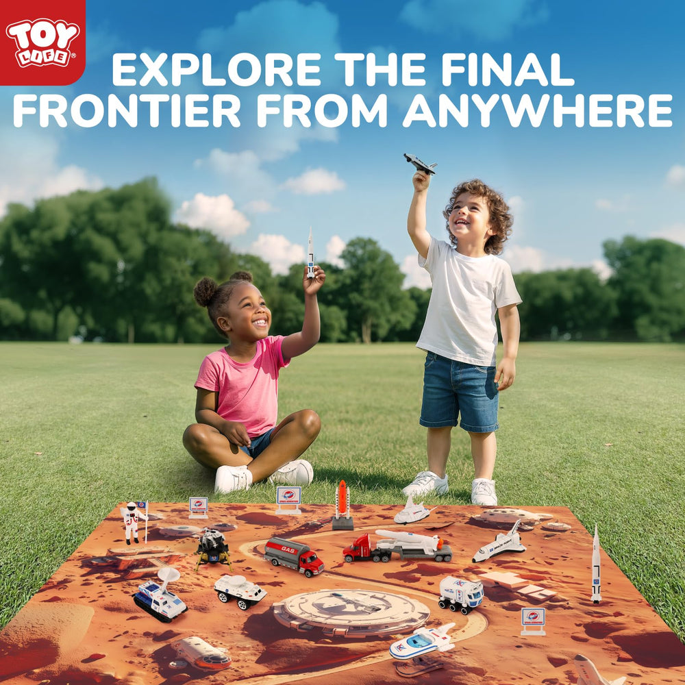 TOY Life rocket ships and space trucks support dynamic role-play and mission setups.