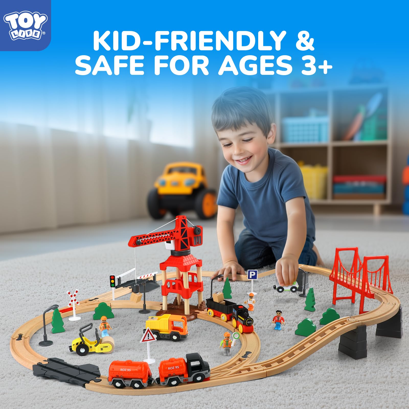 TOY Life safety edges provide smooth, toddler-friendly play surfaces.