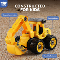 TOY Life screwdriver included trucks: easy at-home assembly for curious kids