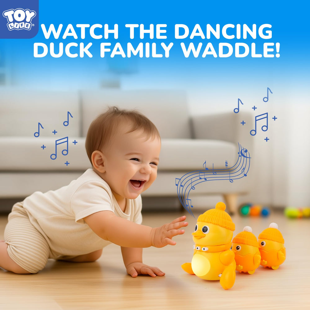 TOY Life sensory lights and music spark visual tracking and listening skills.