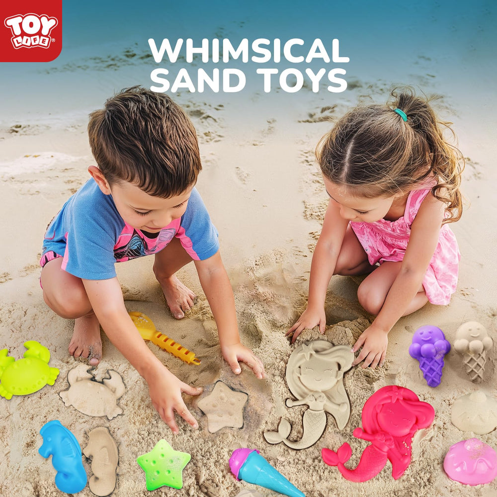 TOY Life silicone beach shovel set ideal for gentle digging.