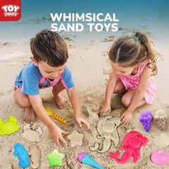 TOY Life silicone beach shovel set ideal for gentle digging.