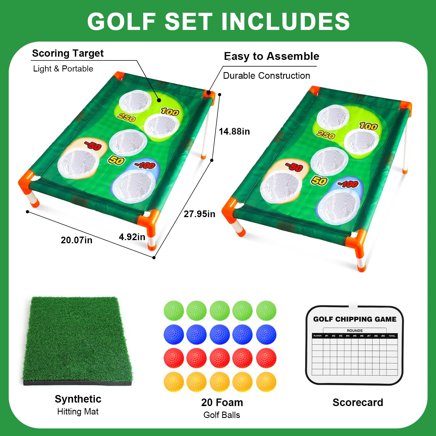 TOY Life storage bag keeps golf cornhole gear organized