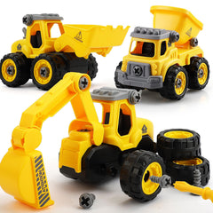 TOY Life take apart truck bulldozer: durable hands-on STEM play for kids
