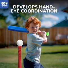 TOY Life T-Ball set sturdy tee-base keeps the tee upright during practice