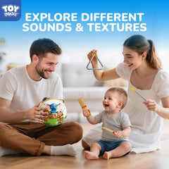 TOY Life triangle adds melodic timing practice for toddlers.
