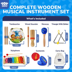 TOY Life xylophone with bright colors supports sensory learning and coordination.