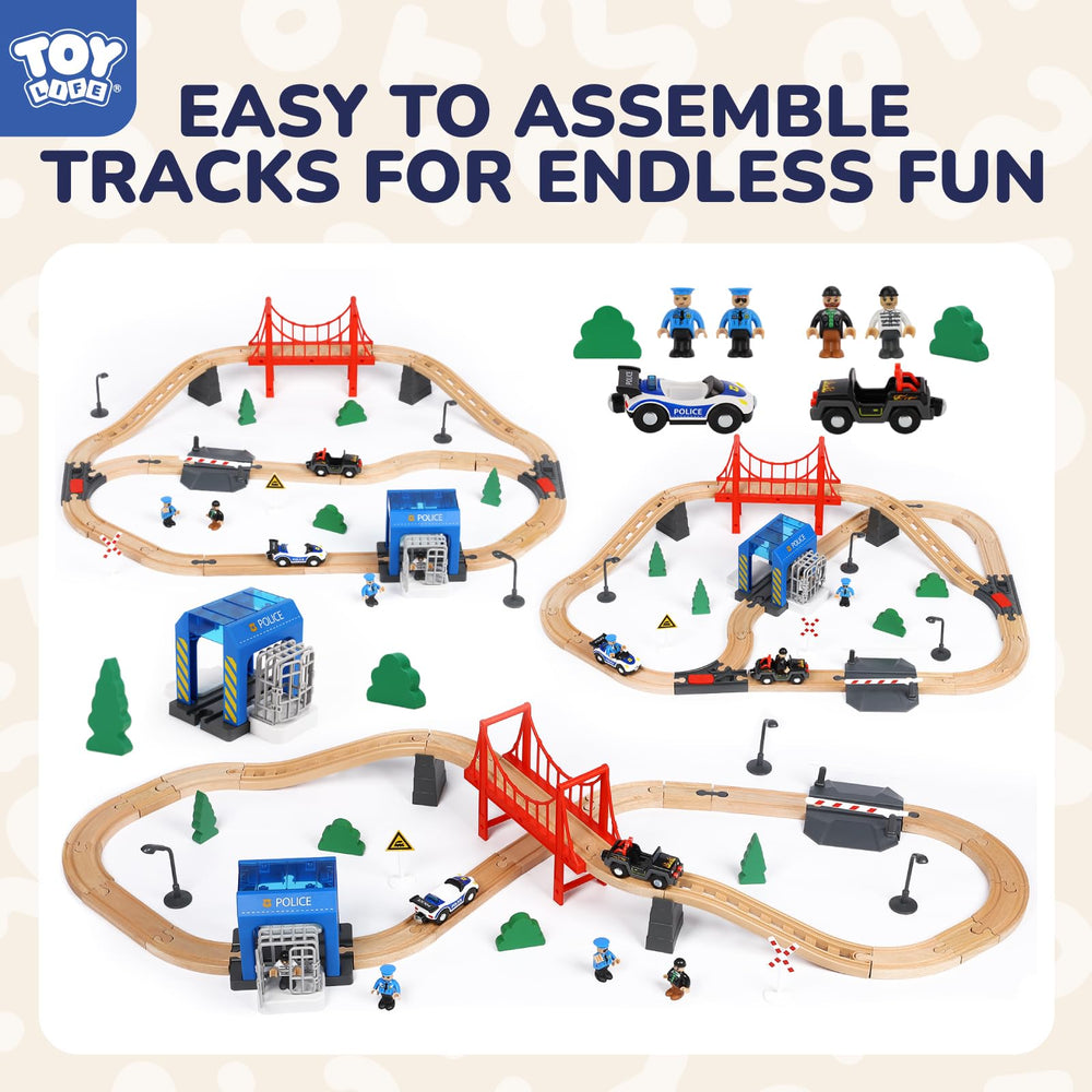TOY Life train accessories and rail for complete city scenes