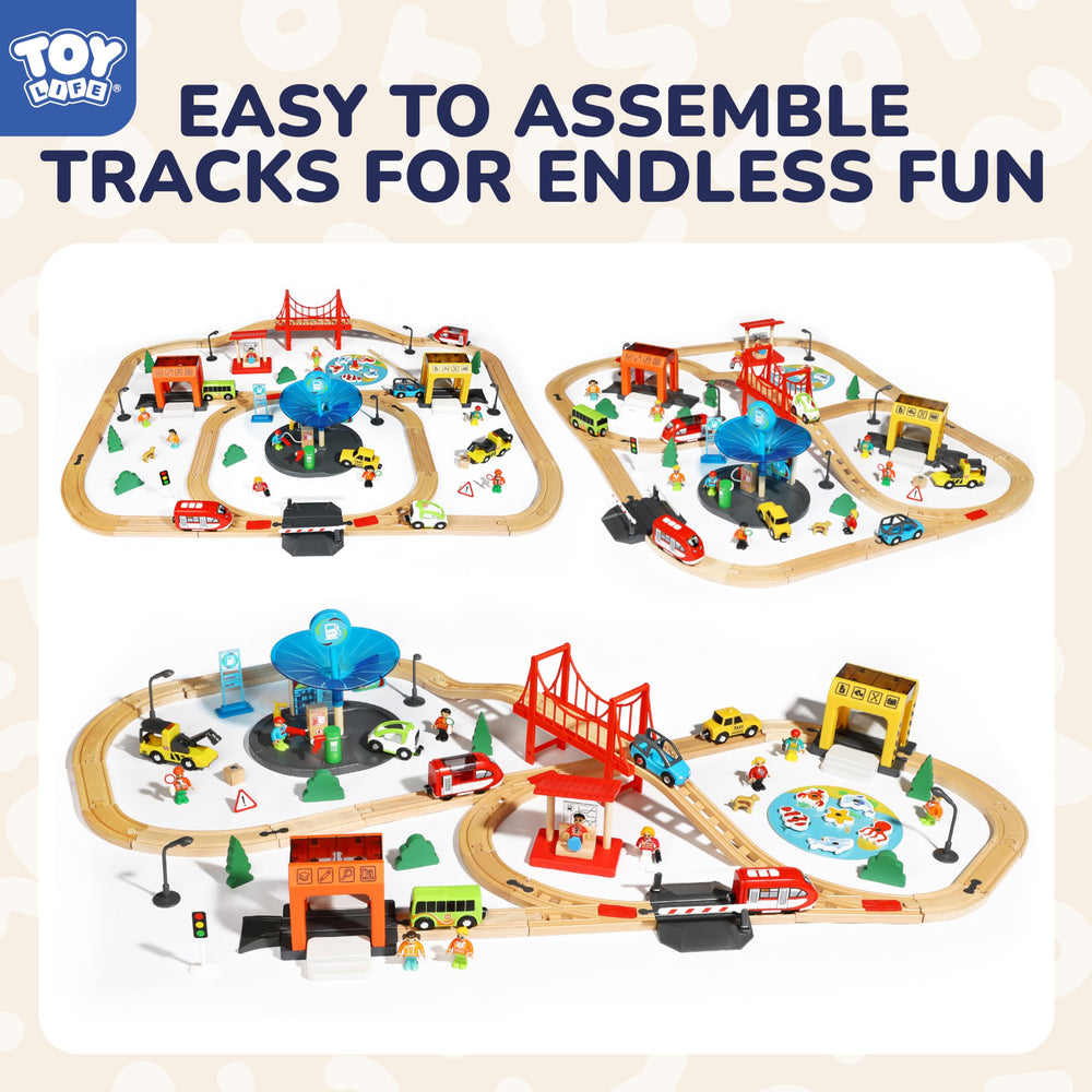 TOY Life train and figures encourage storytelling and fine motor practice