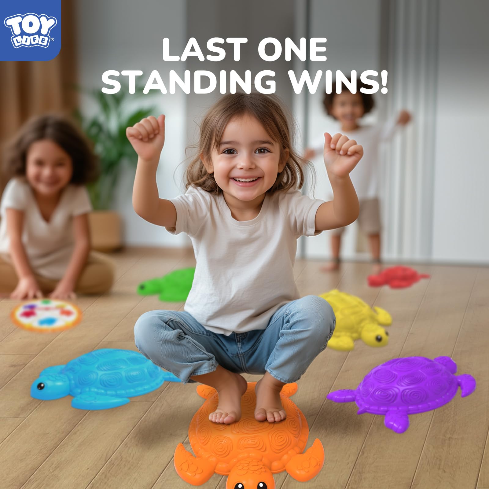 TOY Life Turtle Cards Spinner—interactive elements spark cooperative play and quick thinking.