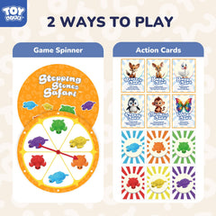 TOY Life Turtle Stones in playroom—compact, stackable setup for easy storage after play.