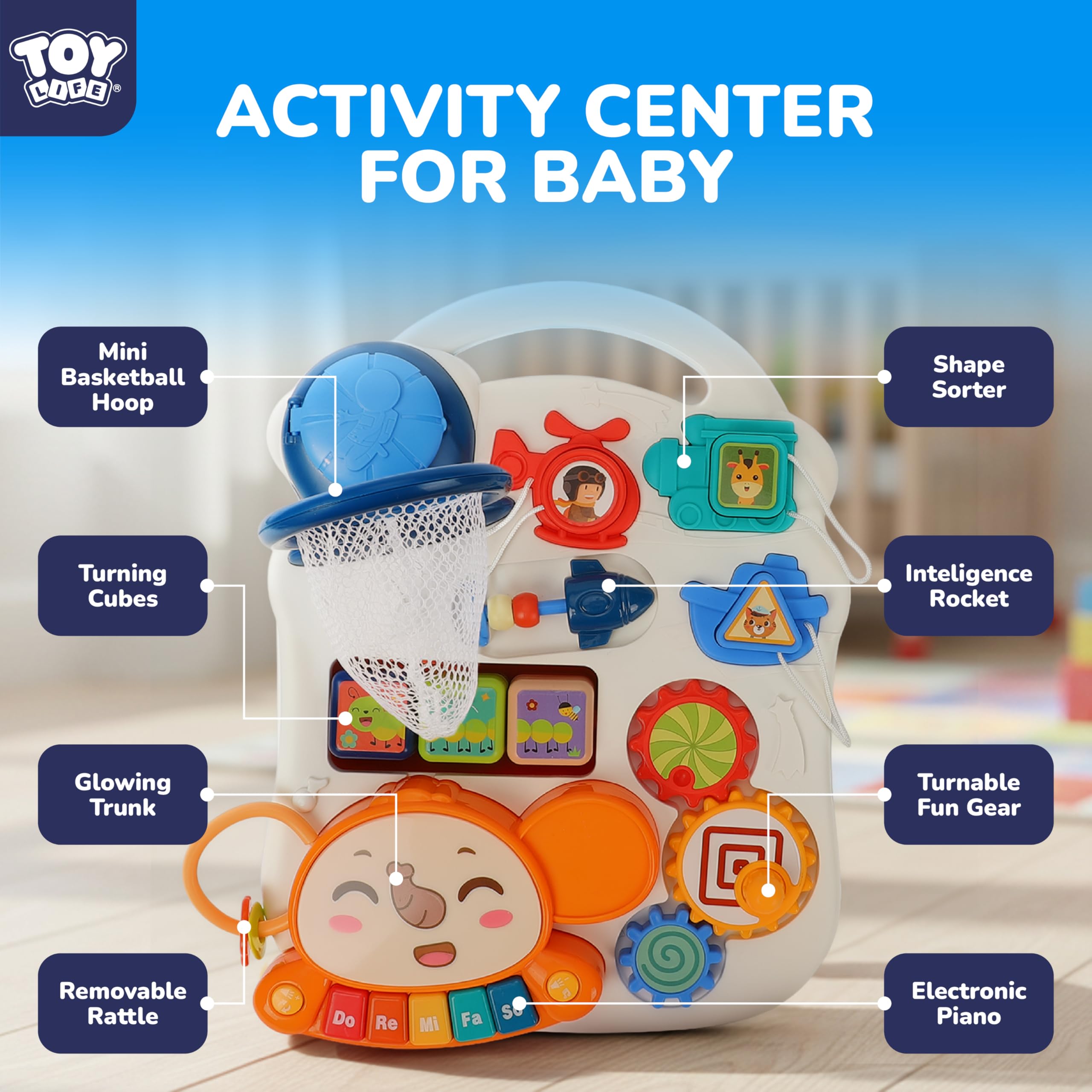 TOY Life water-tank design adds stability during push-walker mode.