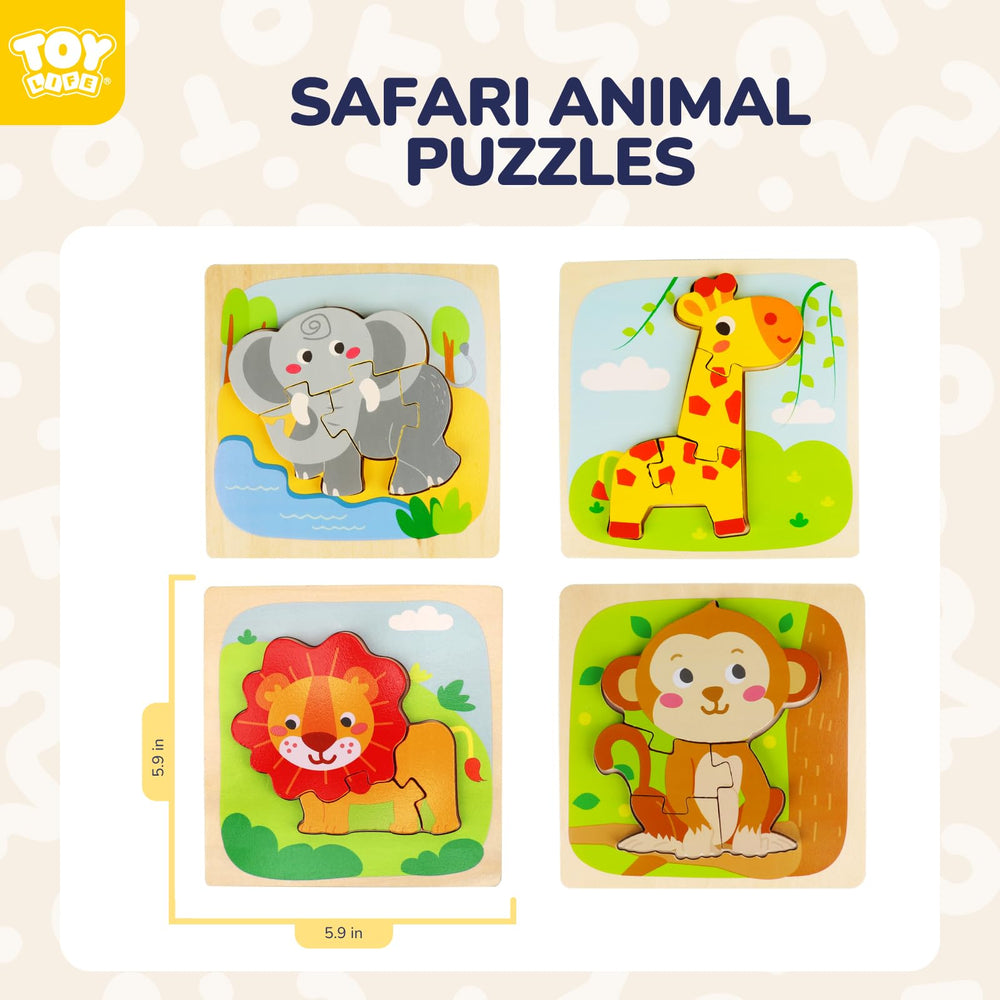 TOY Life wooden puzzle child playing to promote fine motor skills