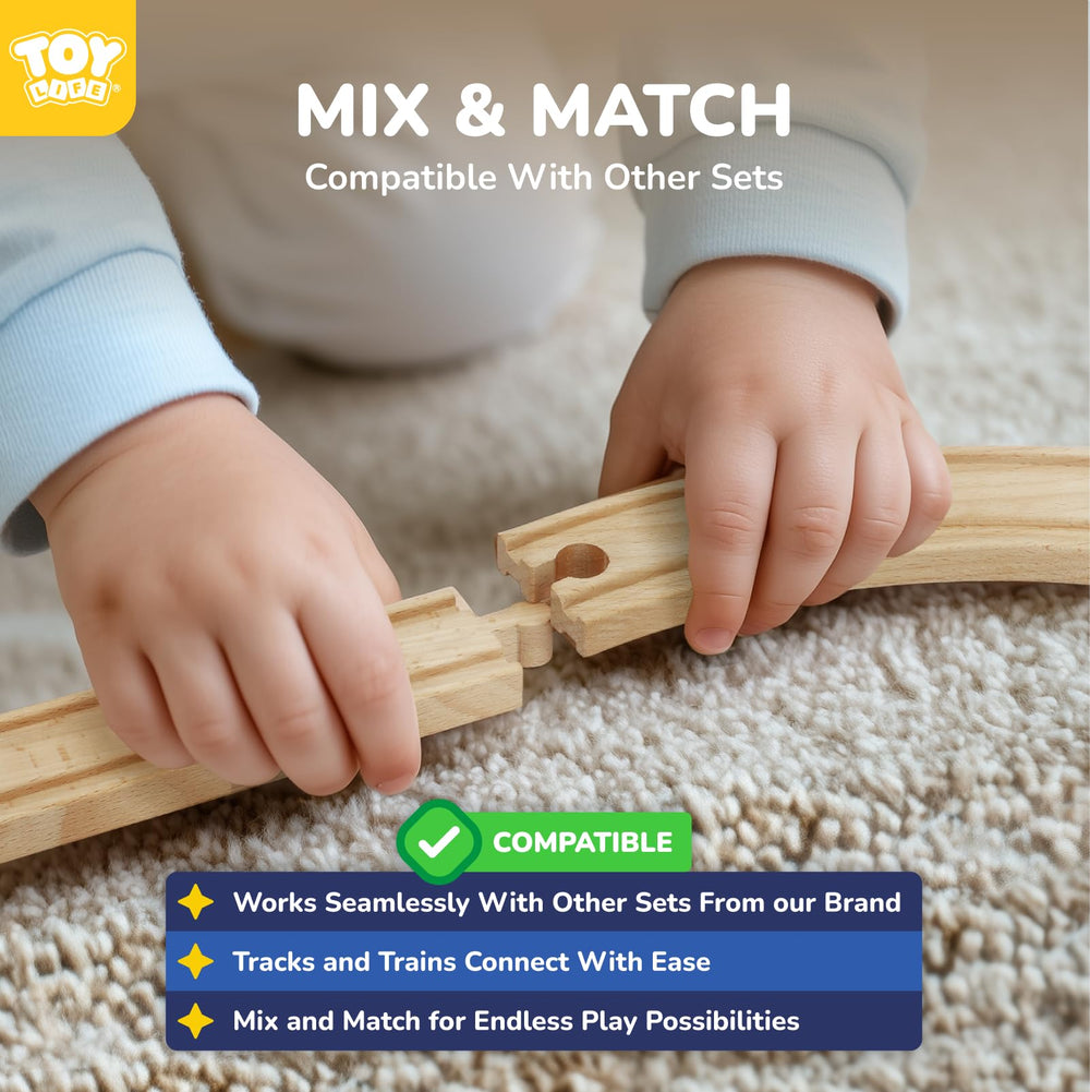TOY Life safe tracks lock securely for steady, worry-free play sessions.