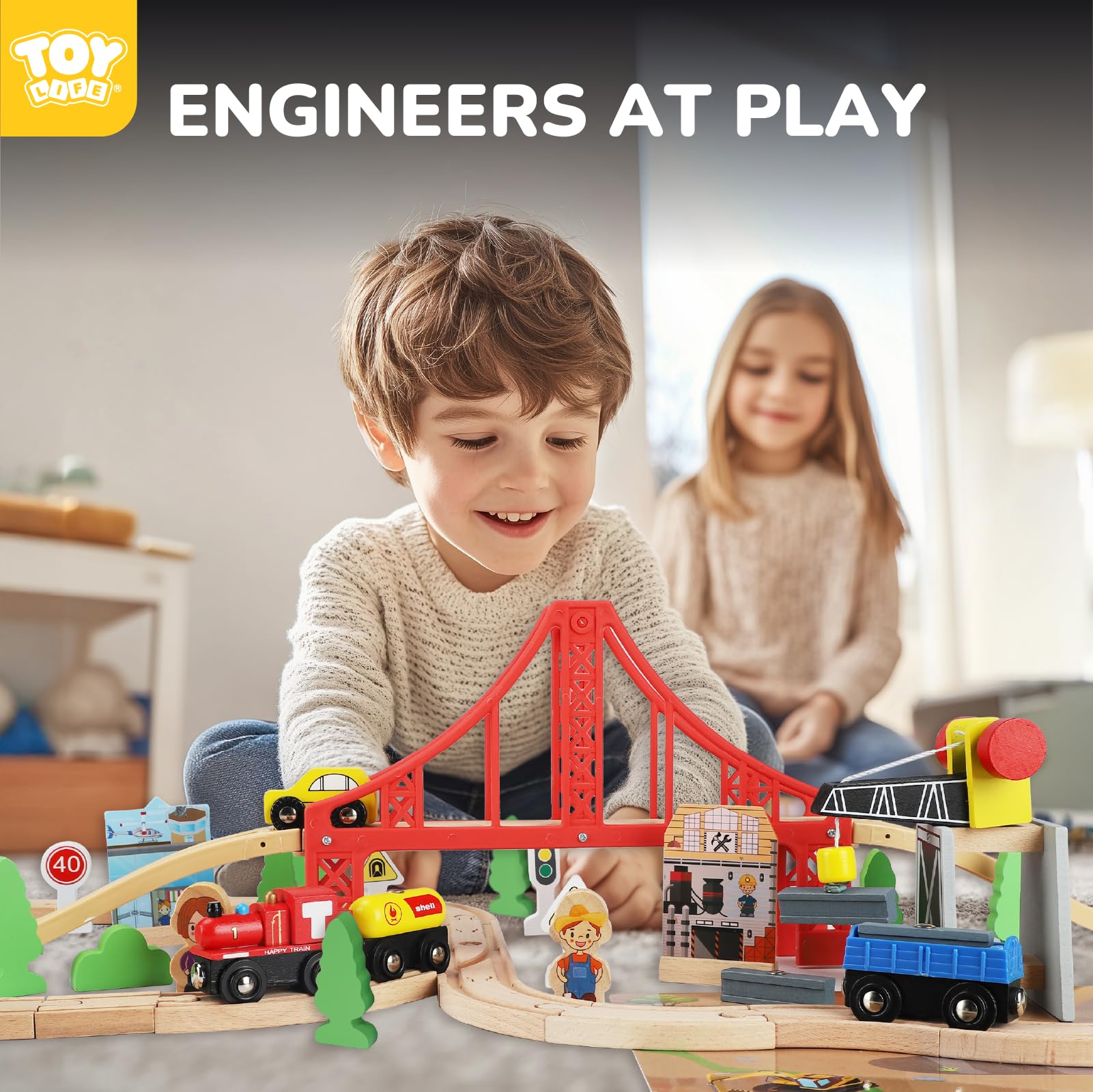TOY Life compatibility with Brio, Thomas, and Chuggington broadens layouts.