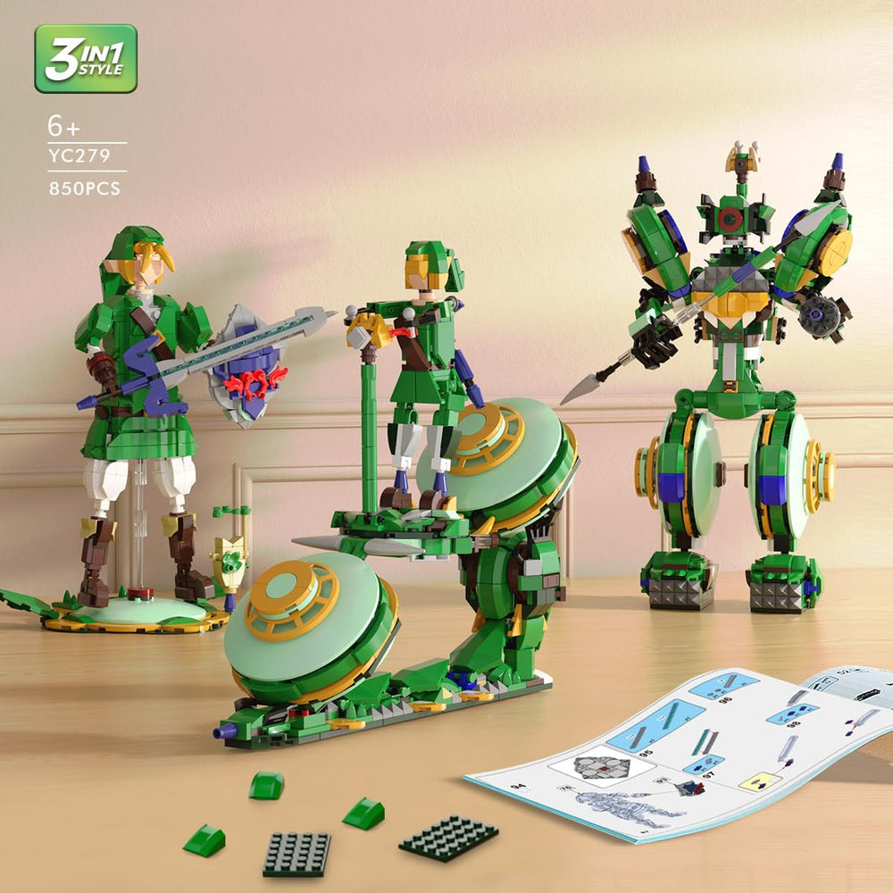 TOY PLAYER 850-piece set invites long-building sessions and creative scenes.