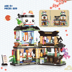 TOY PLAYER Assembly process model pieces show step-by-step building.