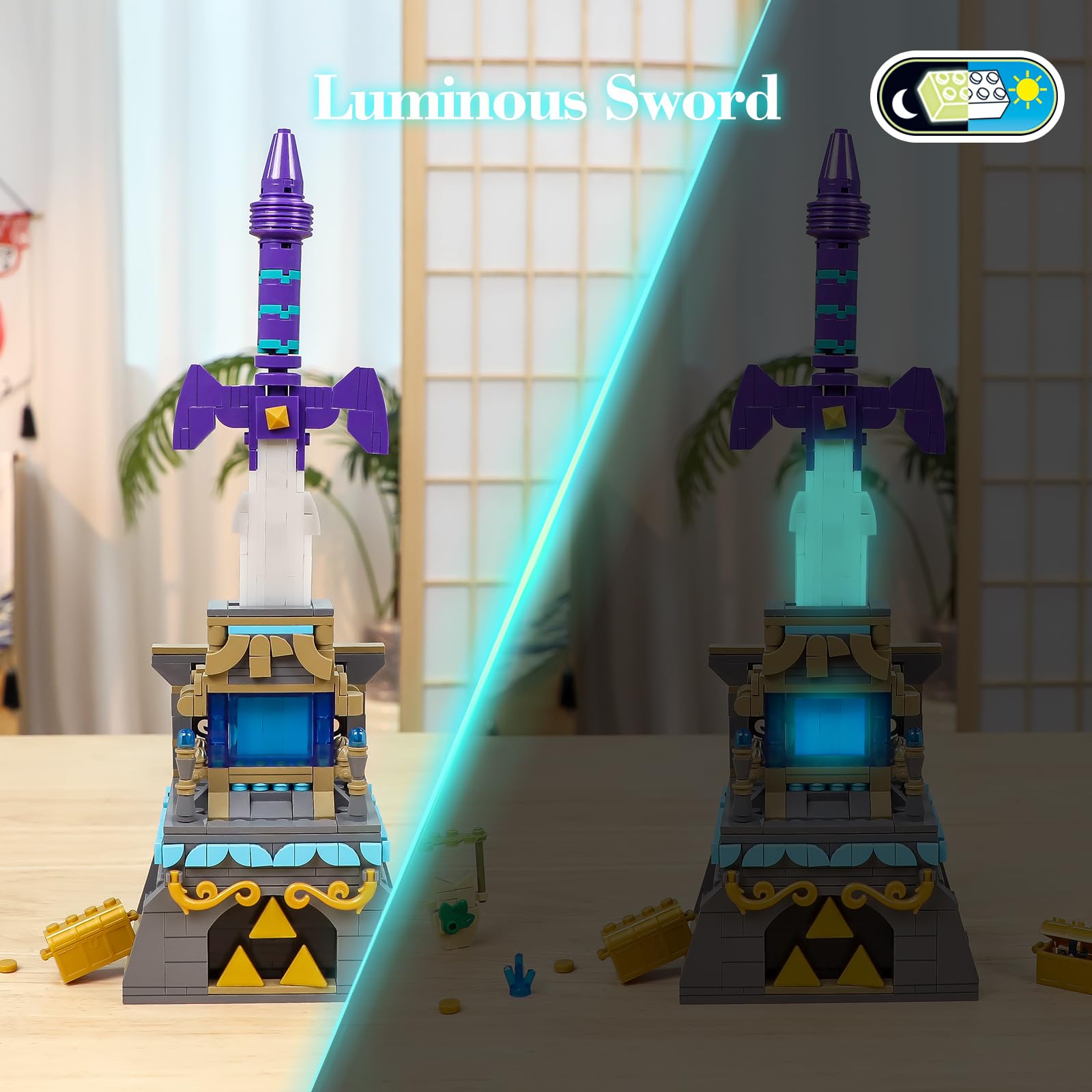 TOY PLAYER BOTW Master Sword size supports detailed display and memorable play sessions