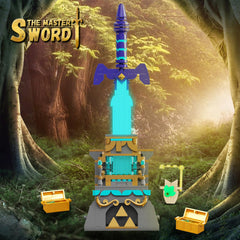 TOY PLAYER BOTW Master Sword treasure mechanism adds interactive reveal during display