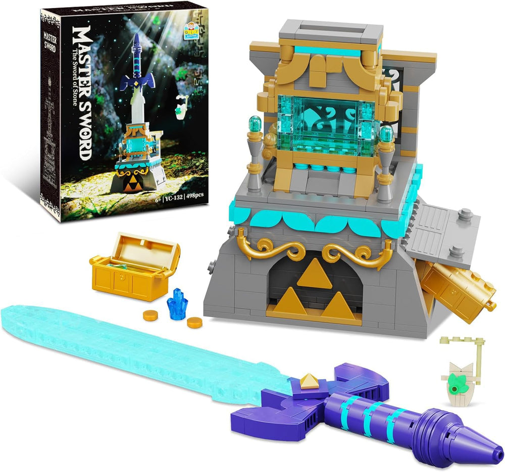 TOY PLAYER BOTW Master Sword glowing bricks for immersive display and glow-in-the-dark play