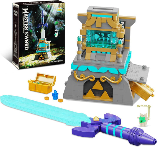 TOY PLAYER BOTW Master Sword glowing bricks for immersive display and glow-in-the-dark play