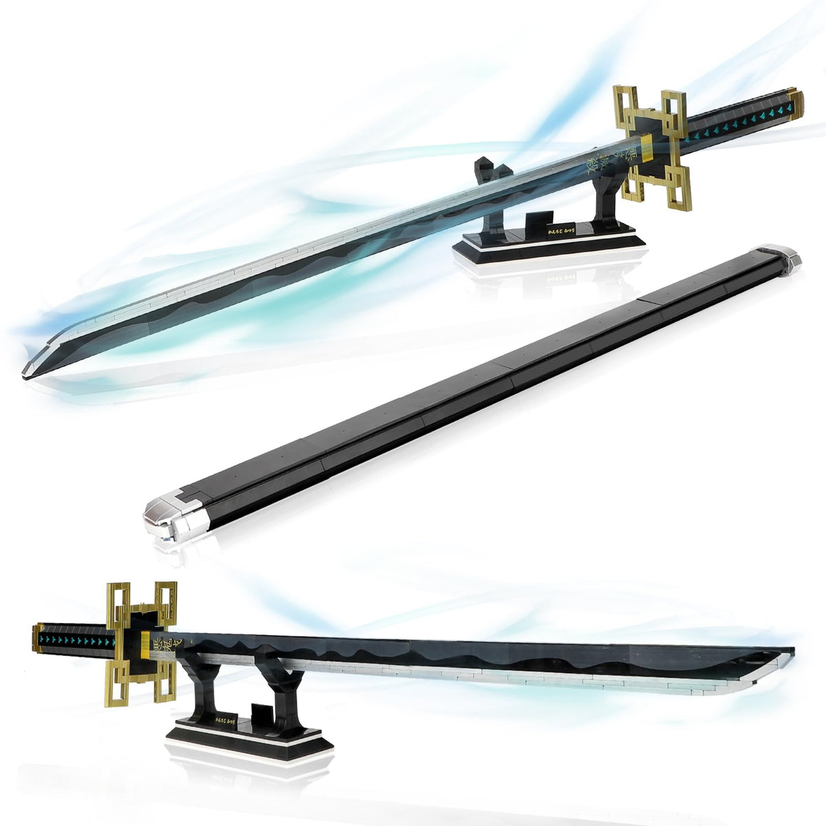 TOY PLAYER Demon Swords Muichirou blade close up for authentic cosplay display
