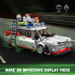 TOY PLAYER Ghost Car ECTO-1 with ghost-sniffing antenna adds authentic detail.