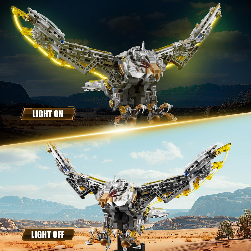 TOY PLAYER Ideas Mechanical Eagle rotatable joint for lifelike poses.