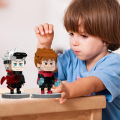 TOY PLAYER Jujutsu Kaisen set, Brickheadz compatibility expands display options.