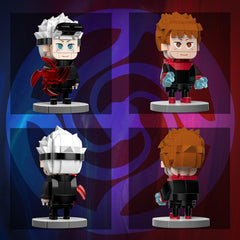 TOY PLAYER Jujutsu Kaisen Gojo-Itadori set, clear assembly manual for easy build.
